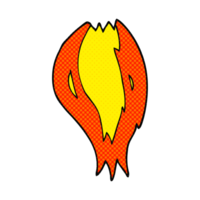 drawn cartoon rocket ship flames png