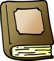 cartoon doodle closed book png