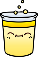 pente ombragé excentrique dessin animé tasse de limonade png