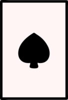 tattoo in traditional style of the ace of spades png