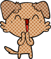 laughing little dog cartoon png