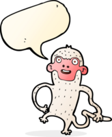 cartoon monkey with speech bubble png