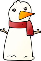 png gradient illustration cartoon snowman