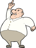 cartoon big fat boss png