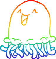 arcobaleno pendenza linea disegno di un' contento Medusa png
