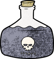 cartoon vial of assassin poison png