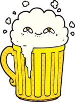 happy cartoon mug of beer png