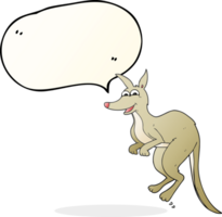 drawn speech bubble cartoon kangaroo png