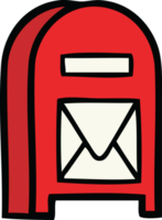 süß Karikatur von ein Mail Box png