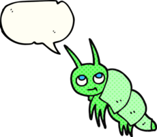 drawn comic book speech bubble cartoon little bug png