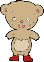 ours en peluche de dessin animé png