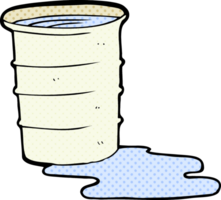 cartoon office water cup png