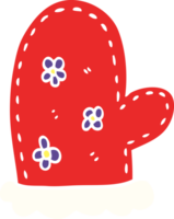 cartoon doodle oven mitts png