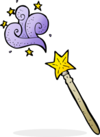 cartoon magic wand png