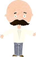 cartoon man with mustache png