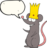 drawn speech bubble cartoon rat king png