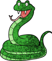 dessin animé heureux serpent png