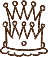 Fancy Crown Charcoal Drawing png