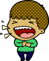 cartoon laughing man png