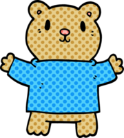 Cartoon-Doodle-Teddybär png