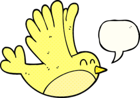 drawn comic book speech bubble cartoon bird png