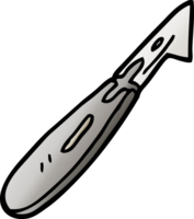 png gradient illustration cartoon craft knife