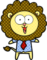 happy cartoon lion png