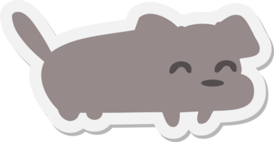 kleine hond sticker png