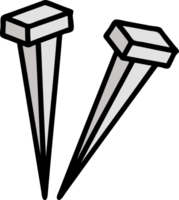 tattoo in traditional style of iron nail png