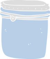 ilustração de cor lisa de jar png