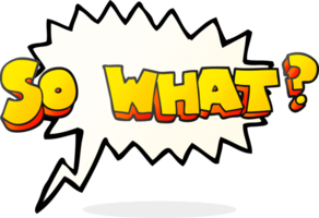 drawn speech bubble cartoon so what symbol png