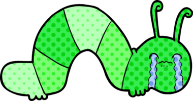 lagarta dos desenhos animados, obcecada com seus arrependimentos png