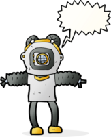 cartoon deep sea diver with speech bubble png