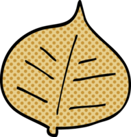 cartoon doodle leaf png