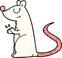 souris blanche de dessin animé png