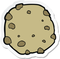 sticker of a cartoon cookie png