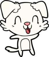 laughing cartoon dog png