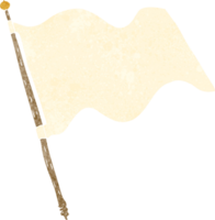 drapeau blanc de dessin animé png