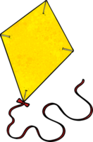 cometa voladora de dibujos animados png