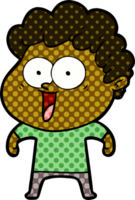 hombre feliz de dibujos animados png