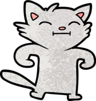 gatto felice dei cartoni animati png