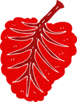 símbolo de hoja de dibujos animados png