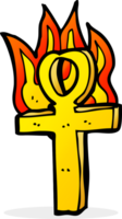 símbolo de desenho animado ankh png