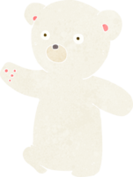 cartoon polar bear cub png