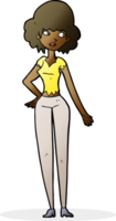 cartoon pretty woman png