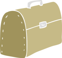 flat color illustration of bag png