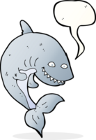 cartoon shark with speech bubble png