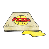 textured cartoon pizza png