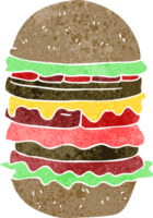 cartoon amazing burger png