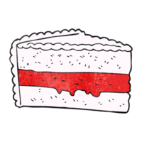 texturé dessin animé gâteau png